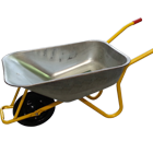 Wheelbarrow Silver